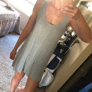 Forever 21 loose gray dress